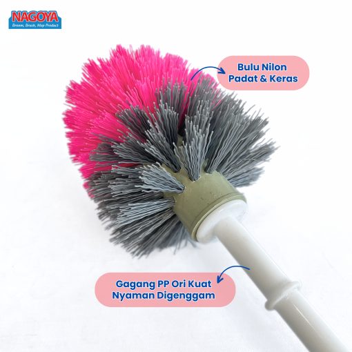 905 Hakata Round Toilet Brush - Image 3