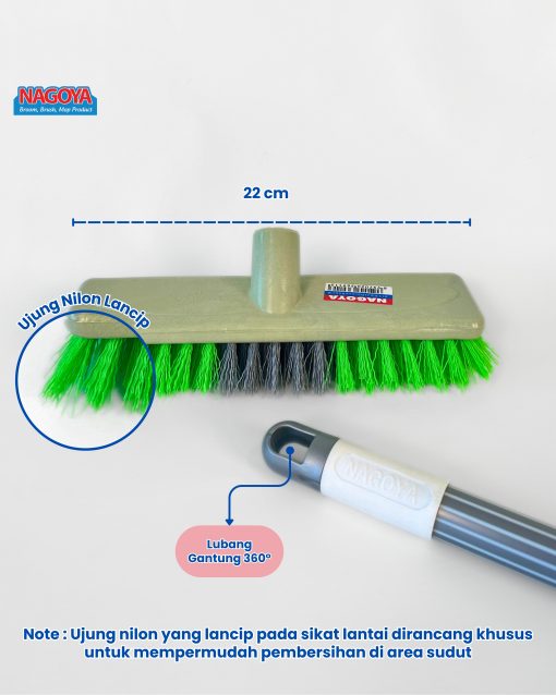 911 Medium Kobe Floor Brush - Image 3