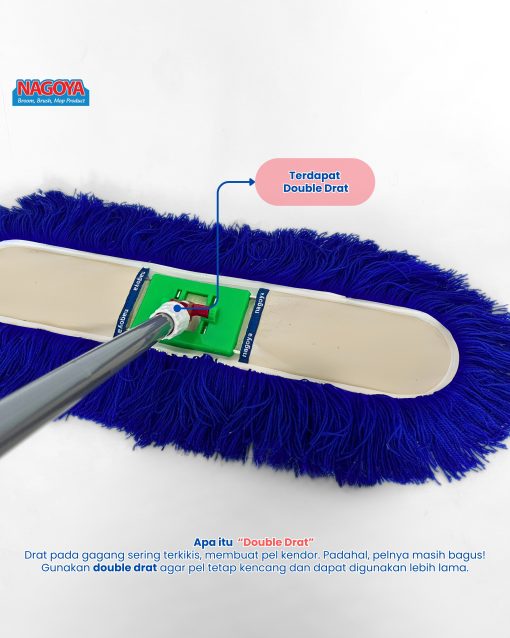 Wool Dust Mop 75-90cm - Image 3