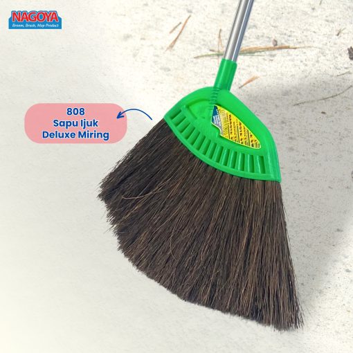 808 Deluxe Palm Fiber Broom (Slanted) - Image 2