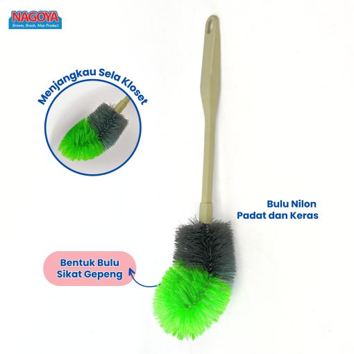 907 Mikasa Flat Toilet Brush - Image 3