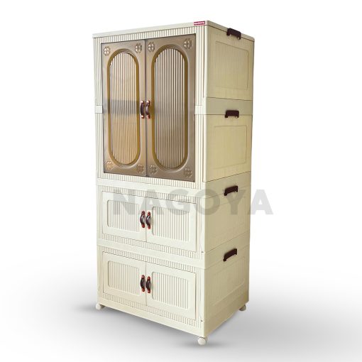 516 Folding Cabinet 2 Layers with Wardrobe