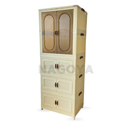 517 Folding Cabinet 3 Layers with Wardrobe